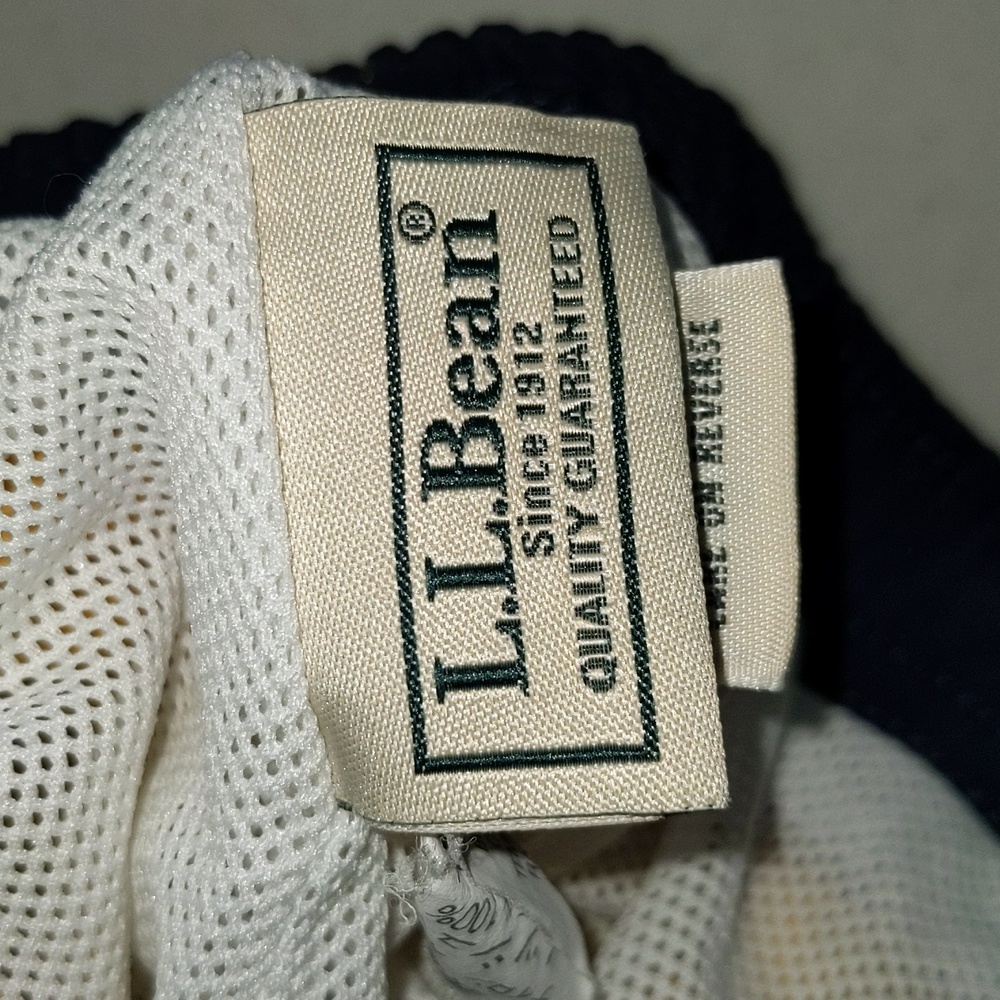 LLBean Men's Size XL Elastic Waist Drawstring Liner Yellow Swim Trunks - Picture 7 of 13